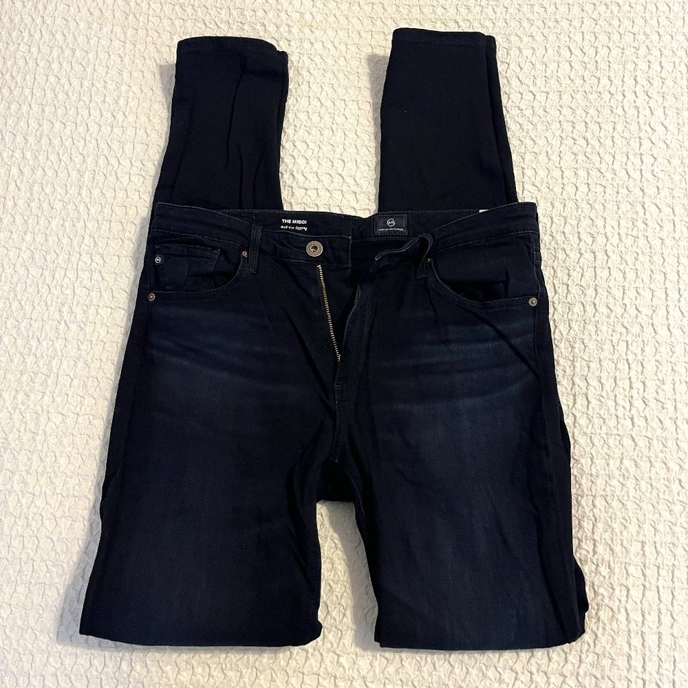 AG Middi Skinny Jeans - SUPER DARK rinse